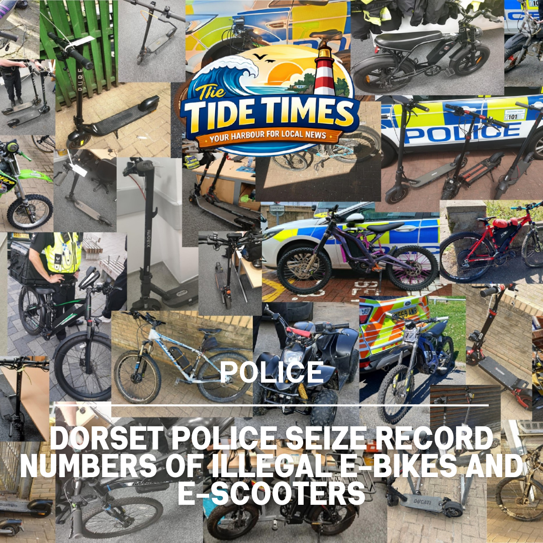 Dorset Police Seize Record Numbers of Illegal E-Bikes and E-Scooters in Crackdown on Anti-Social Behaviour