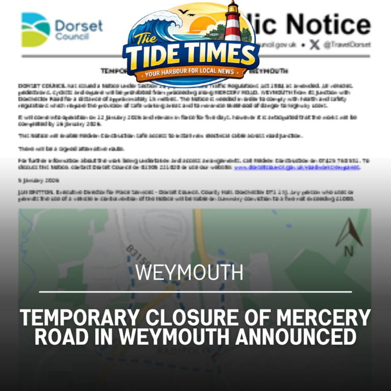 Temporary Closure of Mercery Road in Weymouth Announced
