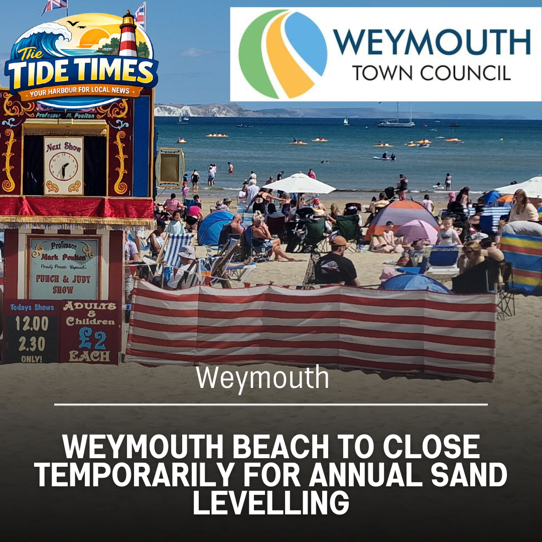 Weymouth Beach to Close Temporarily for Annual Sand Levelling