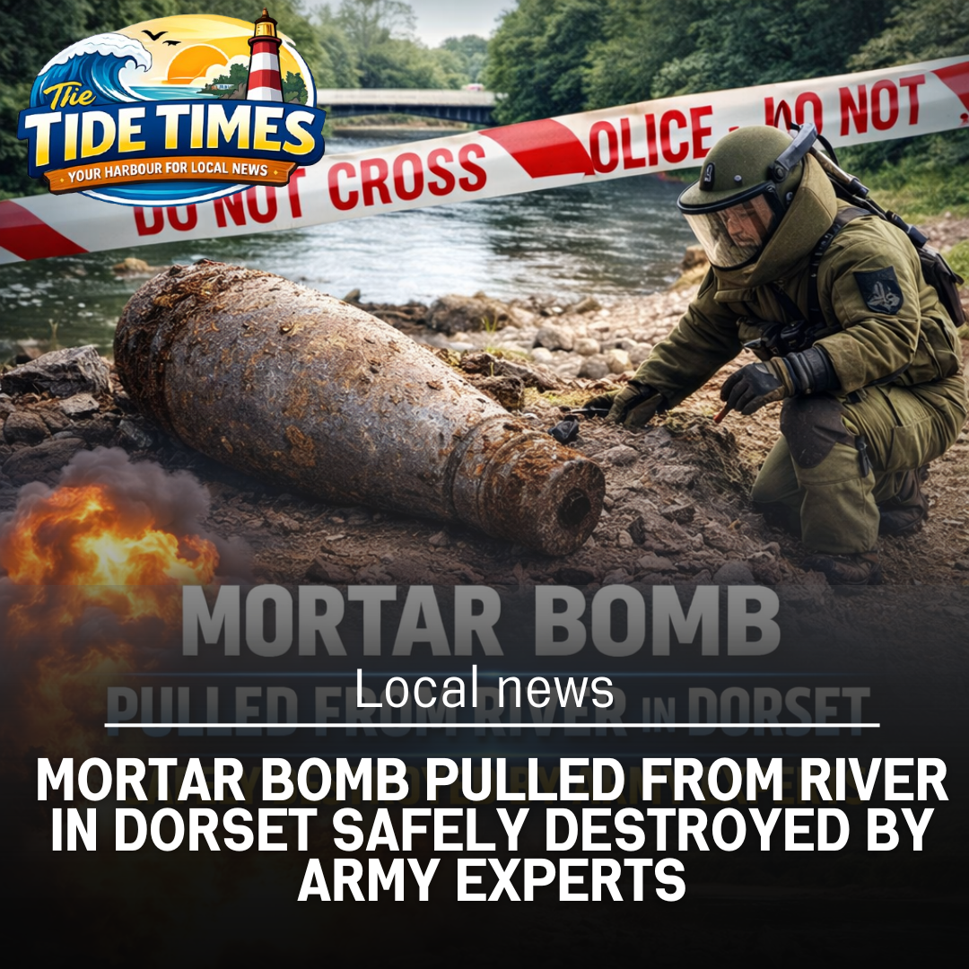 Mortar Bomb Pulled from River in Dorset Safely Destroyed by Army Experts
