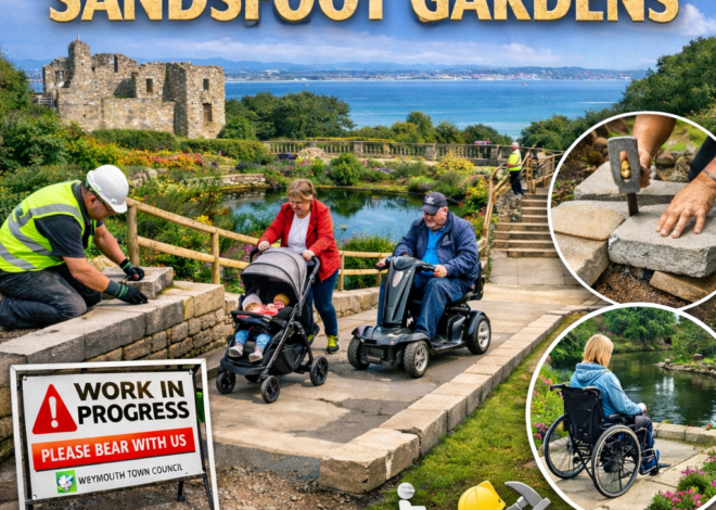 Work Underway to Improve Access at Sandsfoot Gardens