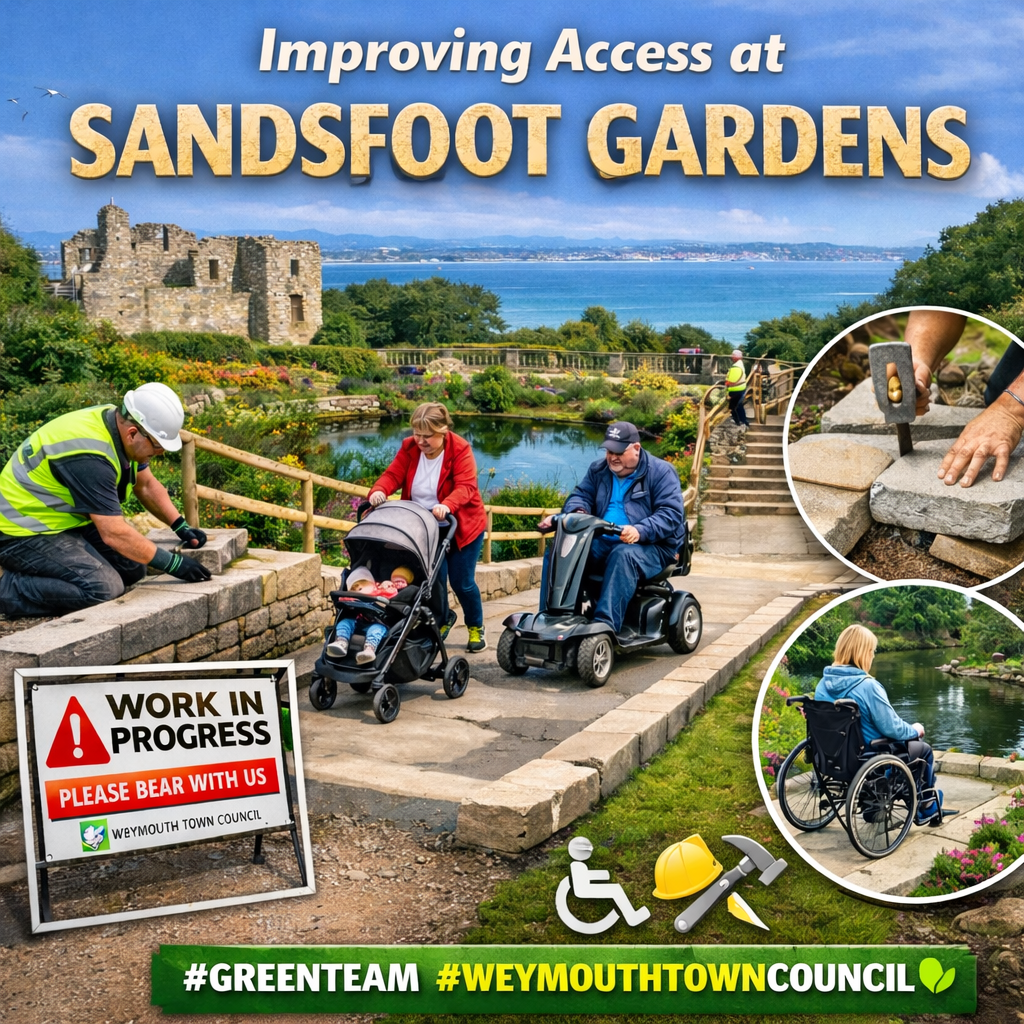 Work Underway to Improve Access at Sandsfoot Gardens
