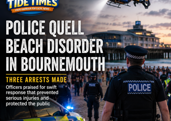 Beach Violence Erupts in Bournemouth as Police Quell Major Disorder and Make Three Arrests