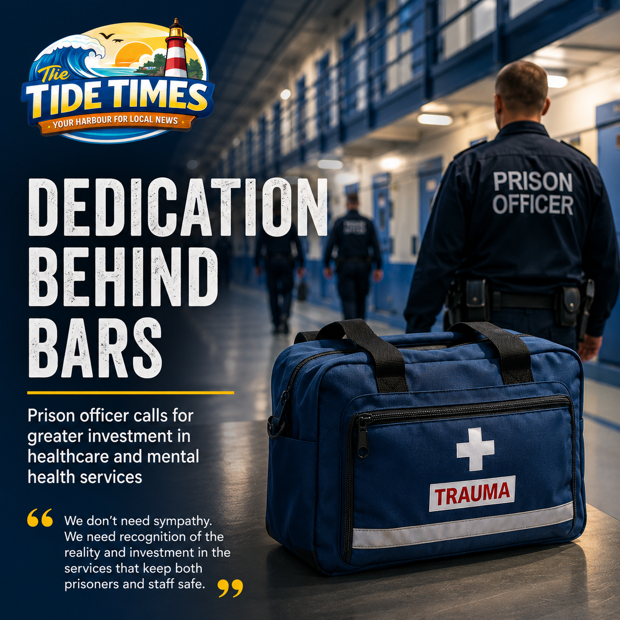 Anonymous Prison Officer Calls for Greater Investment in Prison Healthcare and Mental Health Services