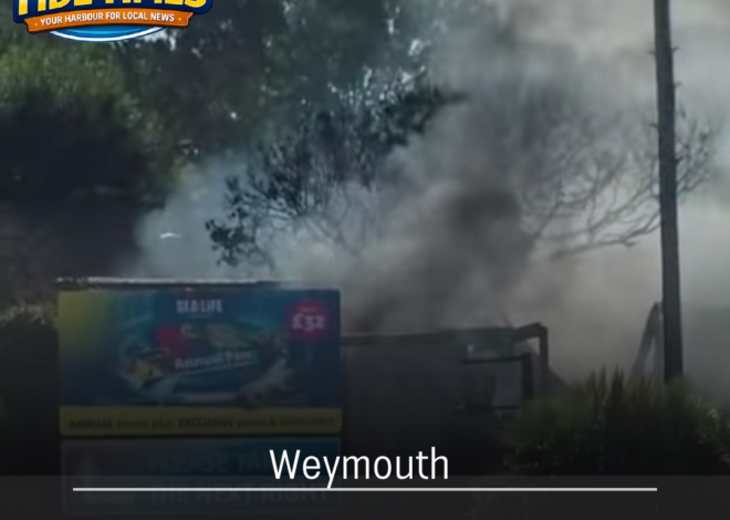 BREAKING: Fire crews tackling blaze near SEA LIFE Centre in Weymouth
