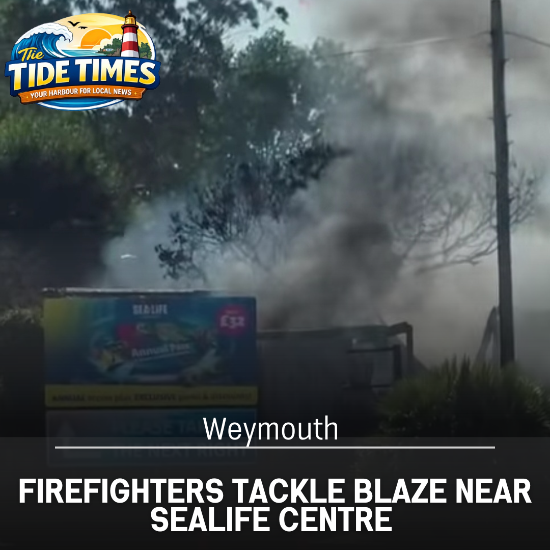 BREAKING: Fire crews tackling blaze near SEA LIFE Centre in Weymouth