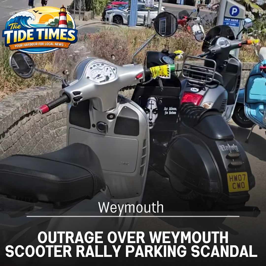 Multiple Scooters Issued Parking Tickets During Weymouth Scooter Rally