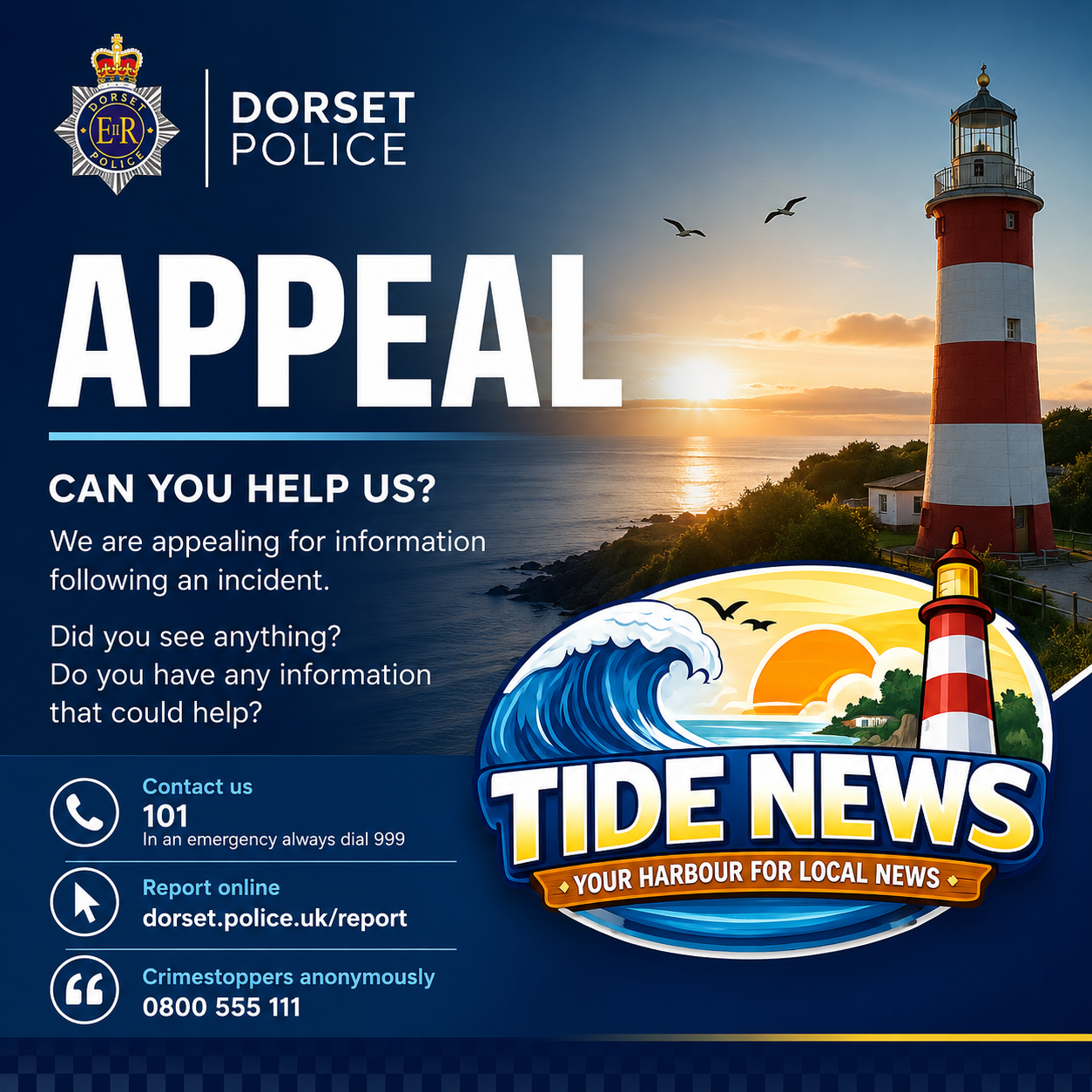 Police Appeal After Man Arrested Following Public Order Incident in Dorchester