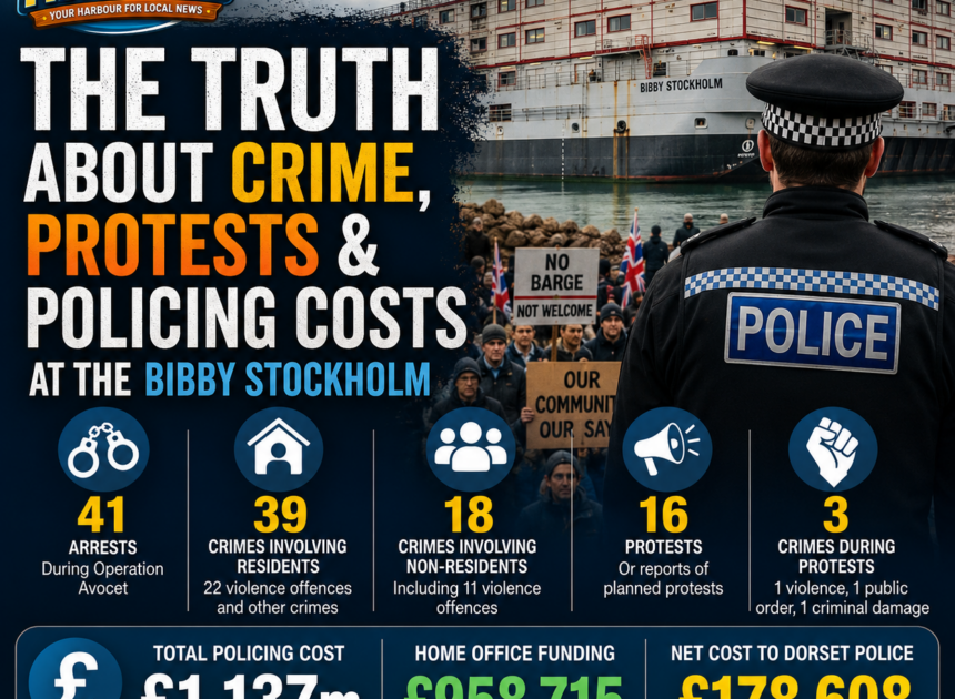 FACT CHECK | The truth about crime, protests and policing costs at the Bibby Stockholm