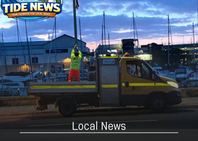 FLAGS REMOVED AT DAWN: Weymouth erupts in anger as controversial Union Flags taken down