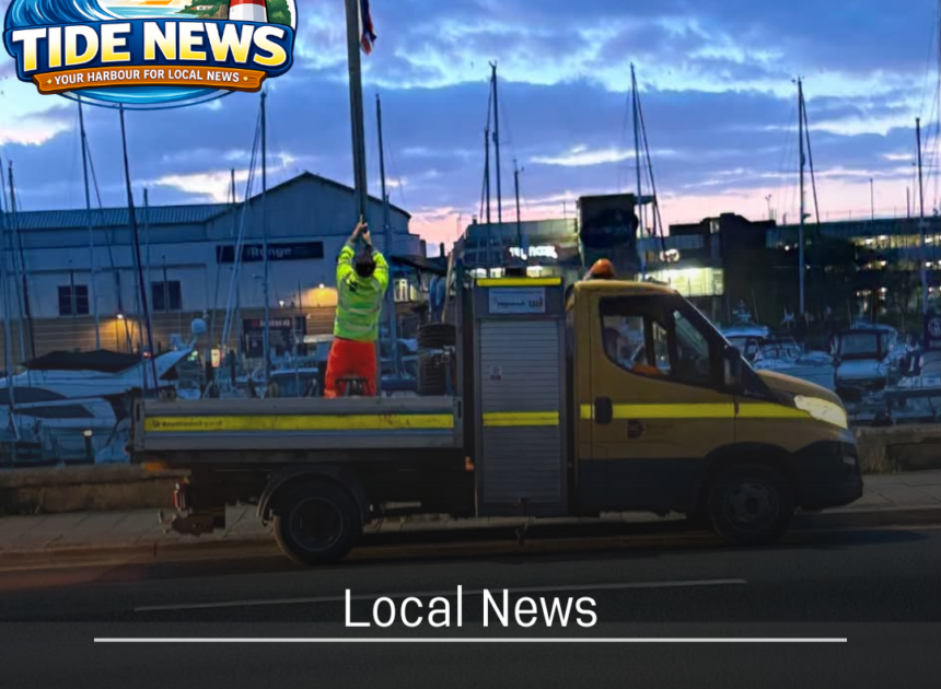 FLAGS REMOVED AT DAWN: Weymouth erupts in anger as controversial Union Flags taken down